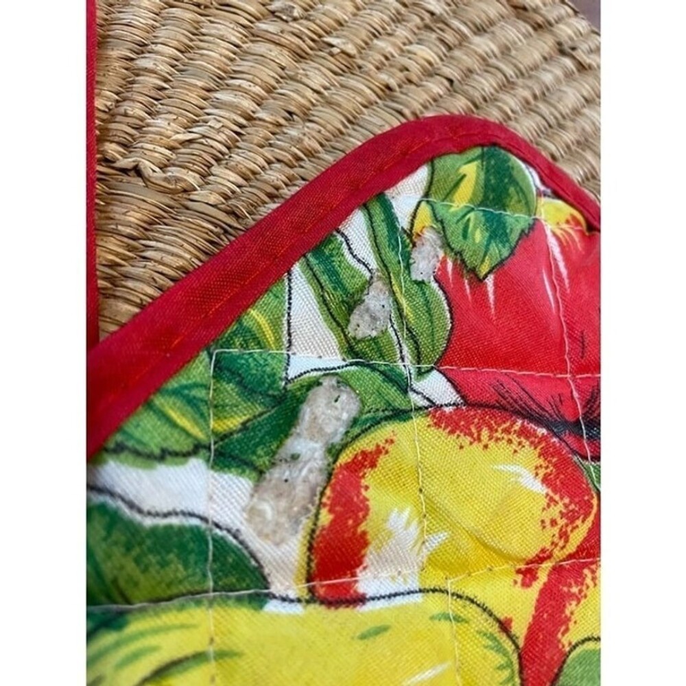 Red Fruit Kitchen Oven Cloths - Picture 7 of 7